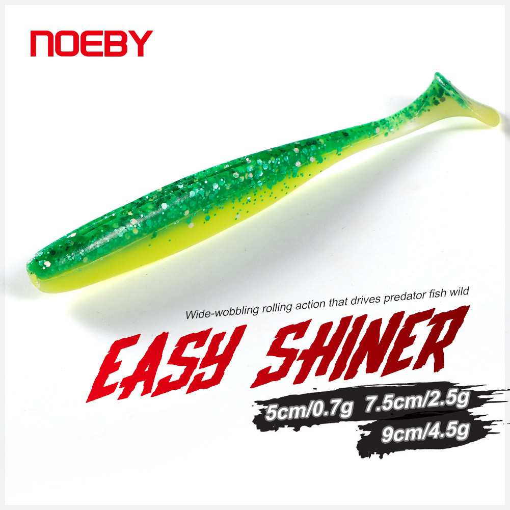 Soft Plastic Lure - Noeby Easy Shiner Silicone Shad Fishing