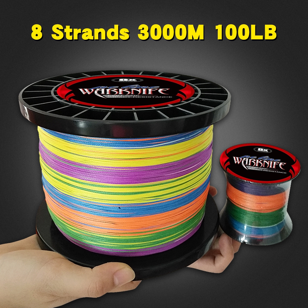Fishing Equipment Bundle - Warknife 3000M Saltwater 8 Threads 8