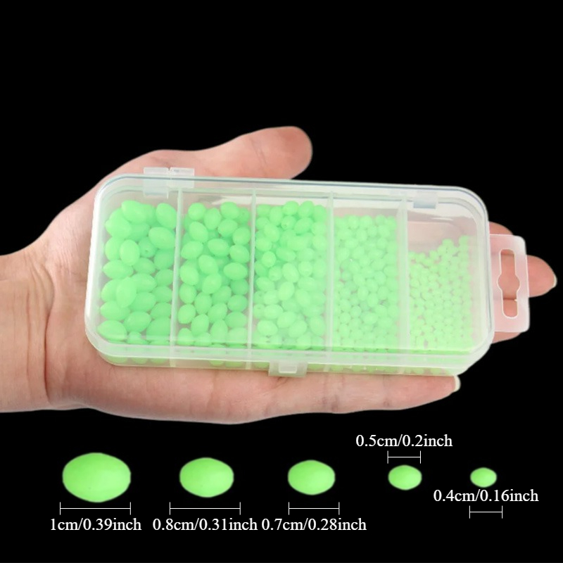 Ackibbik 375pcs/box Luminous F - مراجعة Soft Plastic Lure وسعره