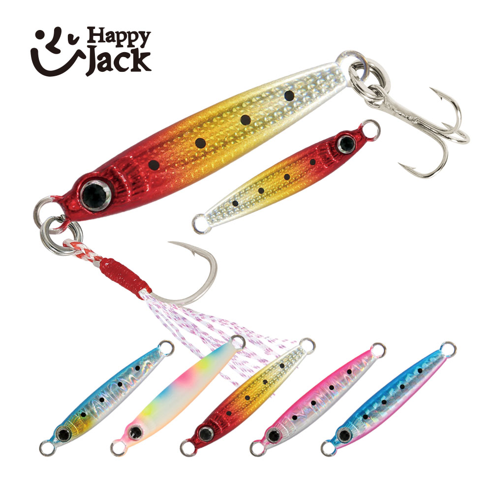 HappyJack new Micro Metal Jig  - مراجعة Jig Head Lure وسعره