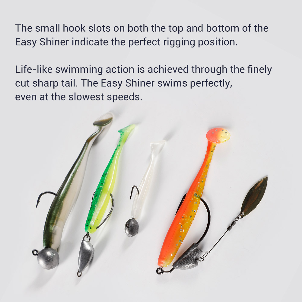 Noeby Easy Shiner Silicone Sha - مراجعة Soft Plastic Lure وسعره