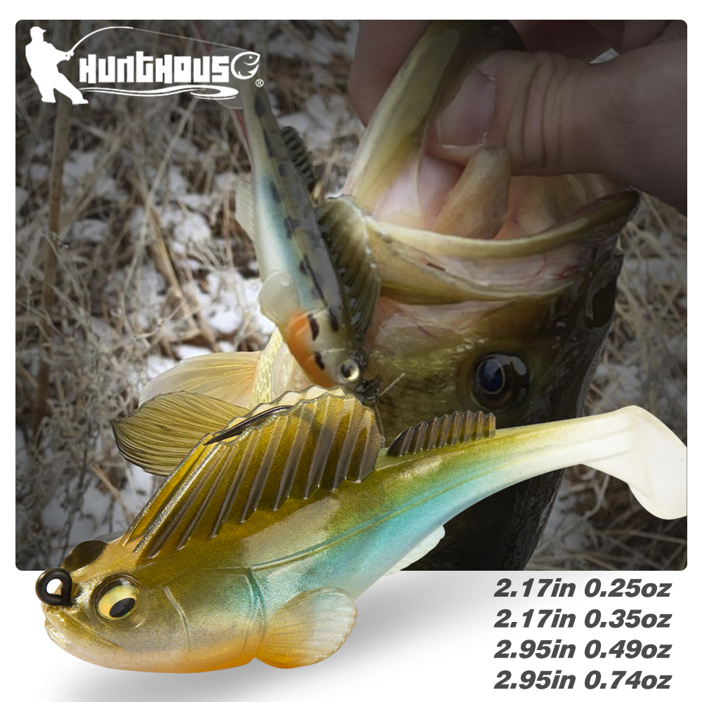 Hunthouse Fishing Lure Soft Ba - مراجعة Jig Head Lure وسعره