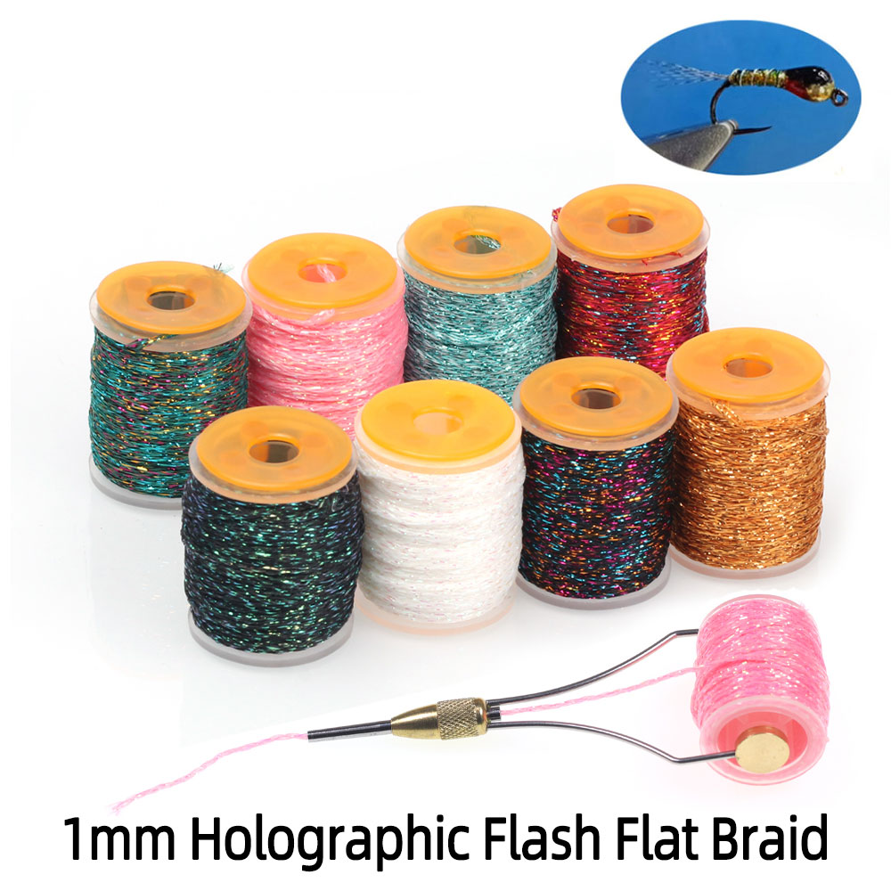 10m/Spool 1mm Holographic Flas - مراجعة Fishing Equipment Bundle وسعره