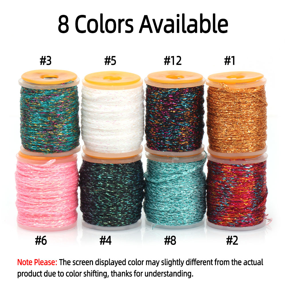 10m/Spool 1mm Holographic Flas - مراجعة Fishing Equipment Bundle وسعره