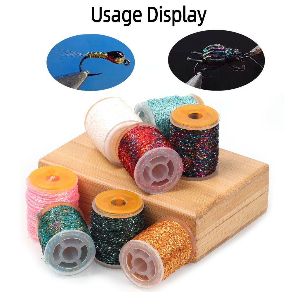 10m/Spool 1mm Holographic Flas - مراجعة Fishing Equipment Bundle وسعره