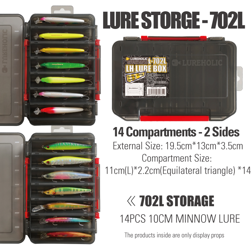 LUREHOLIC Lure Box FishingTack - مراجعة Jig Head Lure وسعره