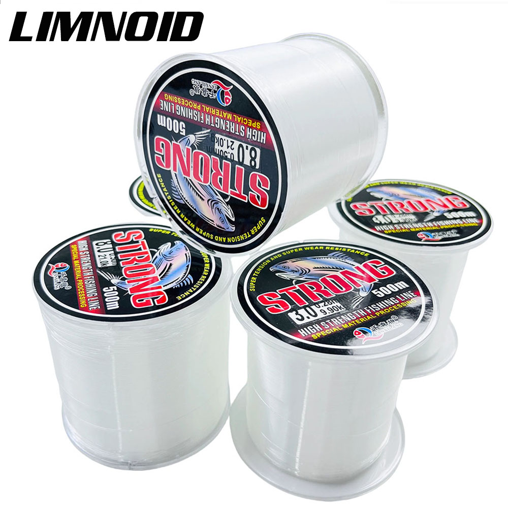 Limnoid 500m Nylon Fishing Lin - مراجعة Fluorocarbon Line وسعره