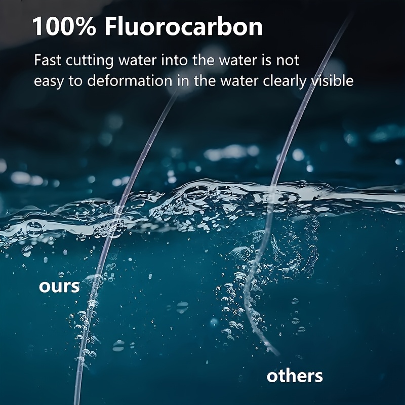 12Pcs 100% Fluorocarbon Fishin - مراجعة Fluorocarbon Line وسعره