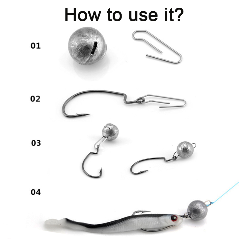 Simpleyi 5pcs/Lot Lead Weight  - مراجعة Jig Head Lure وسعره