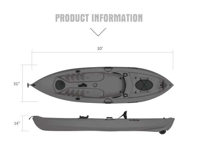 10ft 1 Person HDPE Plastic Boa - مراجعة Fishing Equipment In وسعره