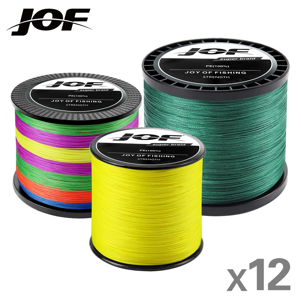 JOF 12 Strands Braided Fishing - مراجعة Fishing Equipment Bundle وسعره