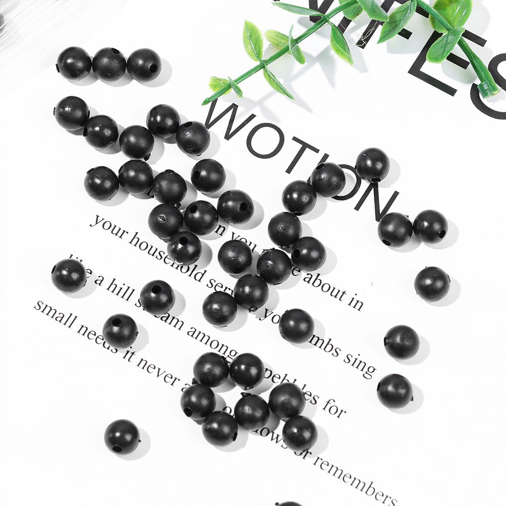 100pcs/lot Fishing Beads Space - مراجعة Soft Plastic Lure وسعره
