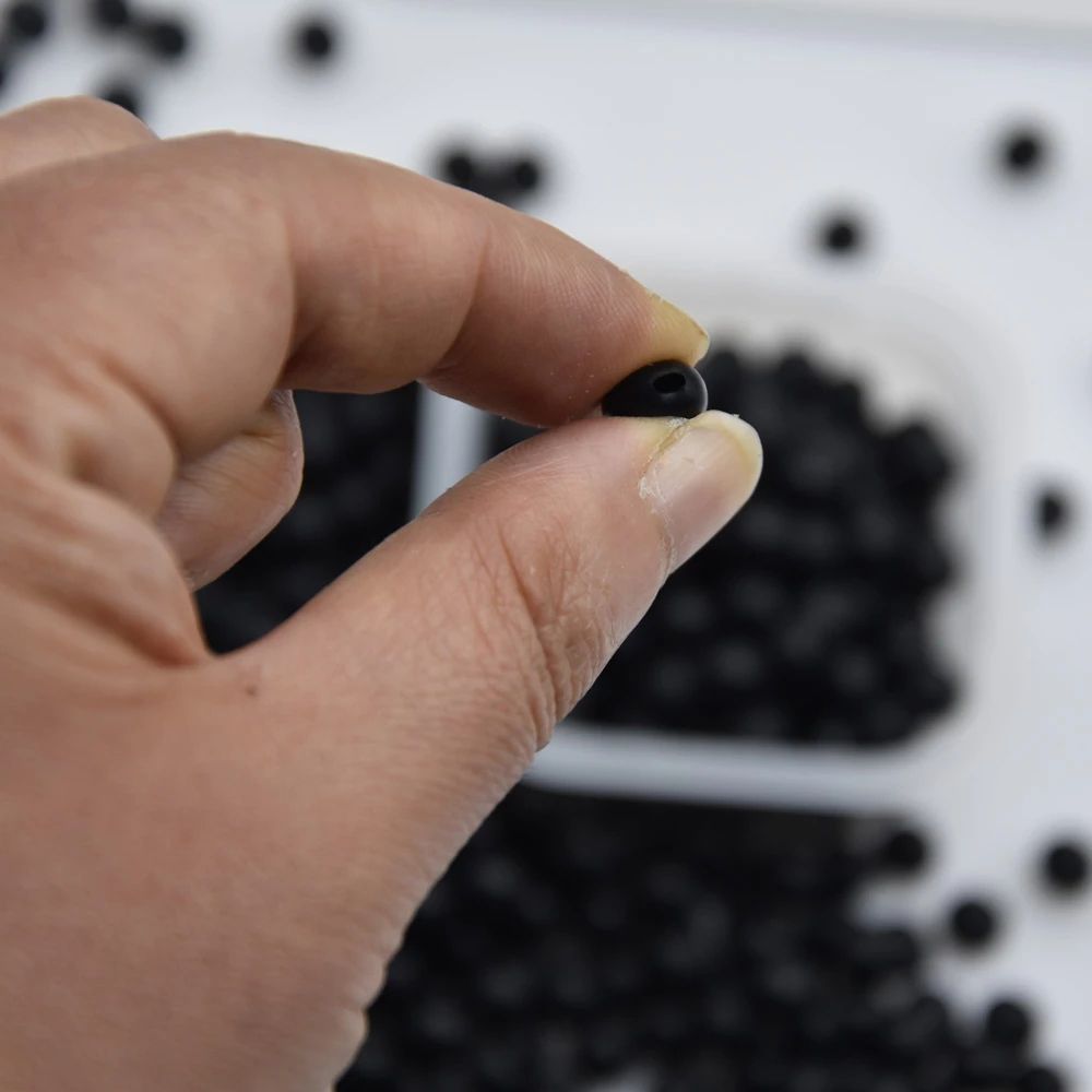 100pcs/lot Fishing Beads Space - مراجعة Soft Plastic Lure وسعره