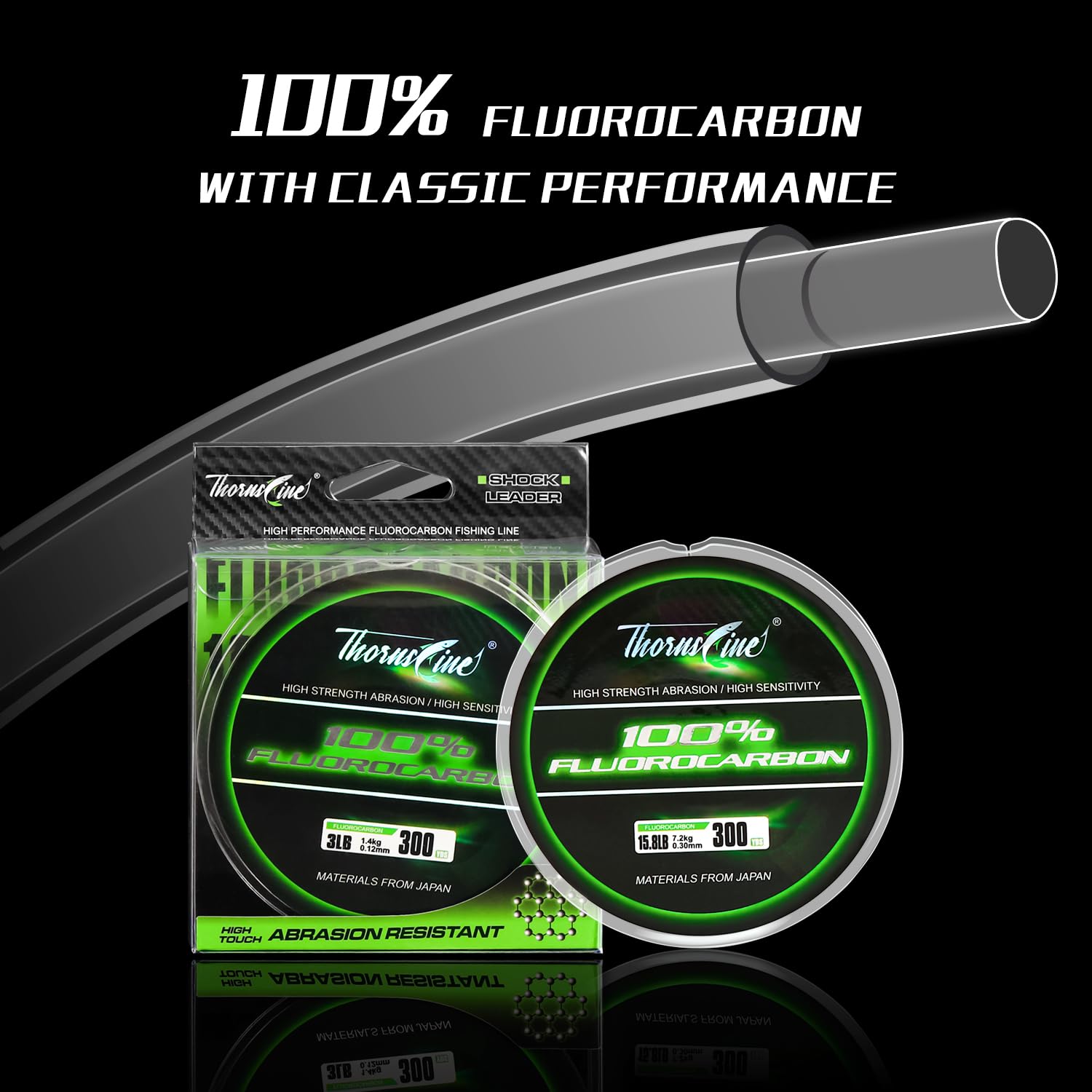 ThornsLine 100% Fluorocarbon F - مراجعة Fluorocarbon Line وسعره