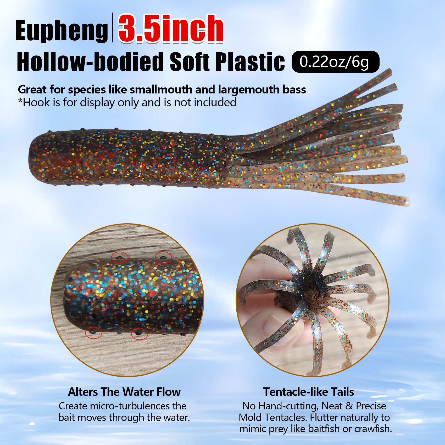 Aventik 9cm Tube Baits 20Pcs S - مراجعة Jig Head Lure وسعره