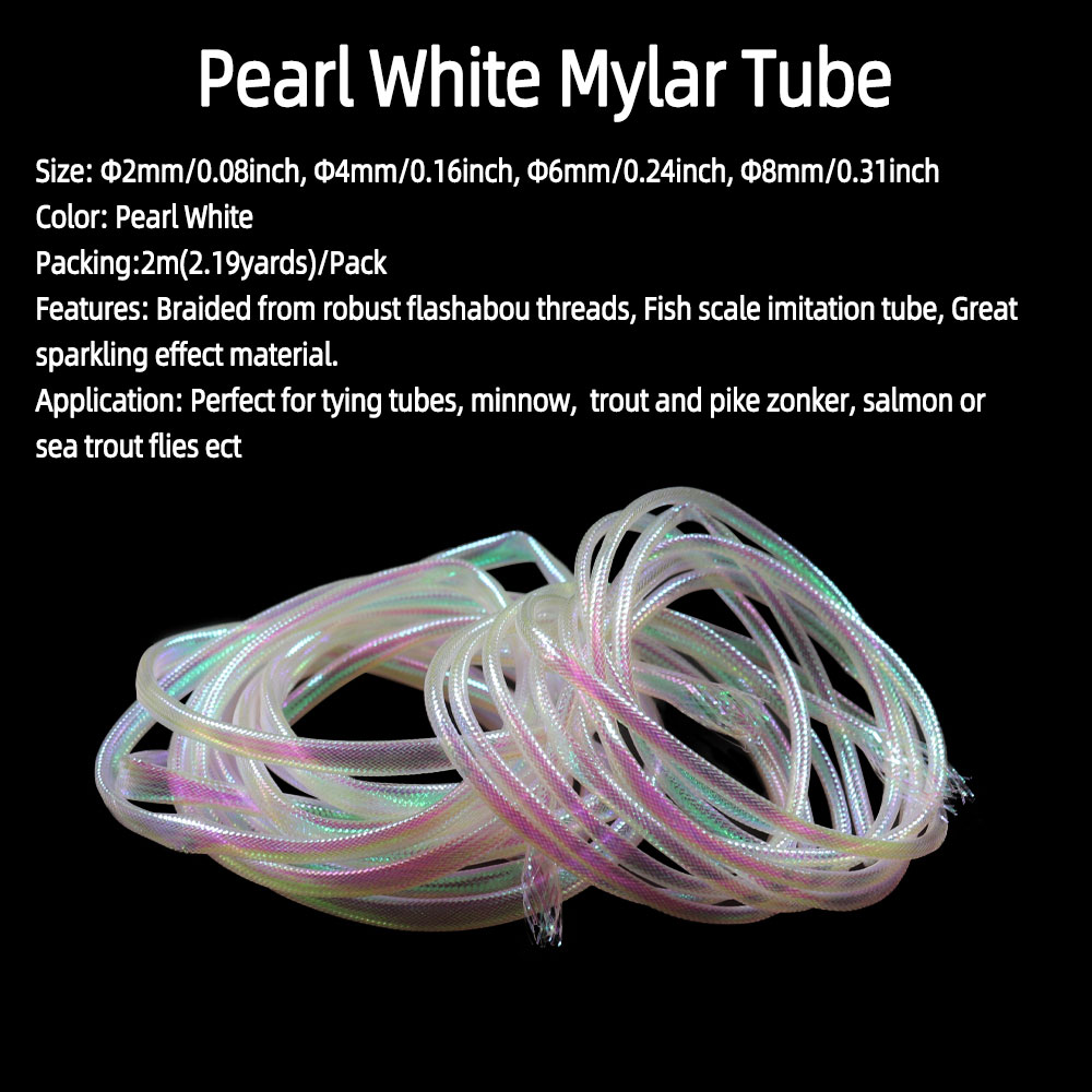4/8m Braided Pearl White Mylar - مراجعة Fishing Equipment Bundle وسعره