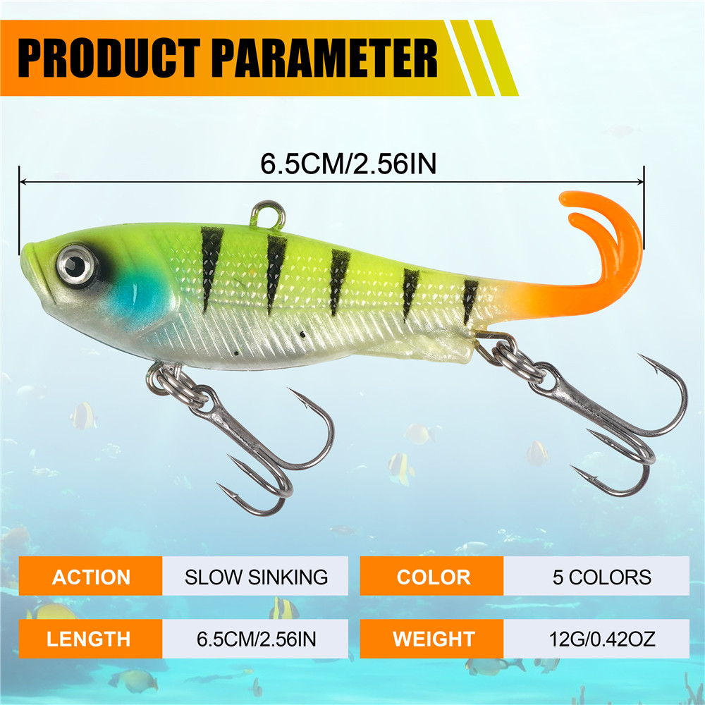 5Pcs Pre-Rigged Jig Head Wobbl - مراجعة Jig Head Lure وسعره