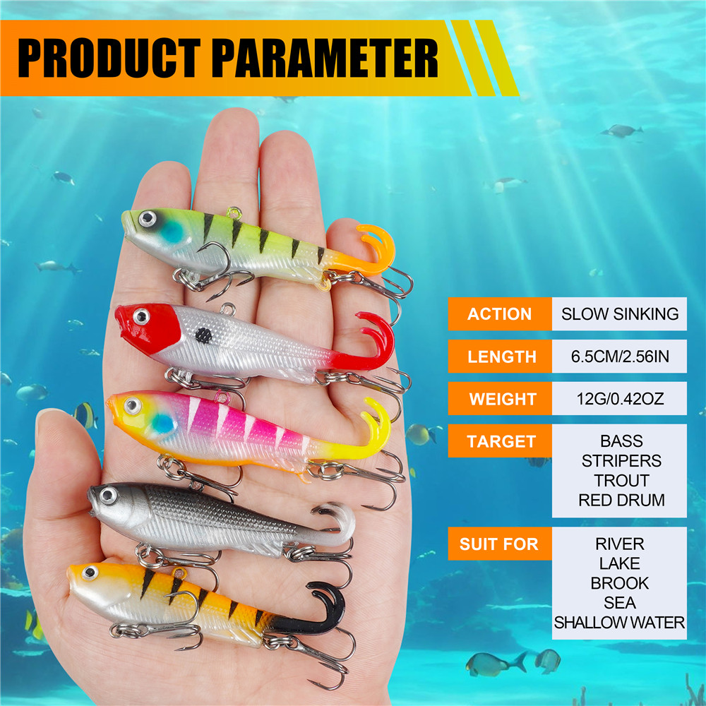 5Pcs Pre-Rigged Jig Head Wobbl - مراجعة Jig Head Lure وسعره