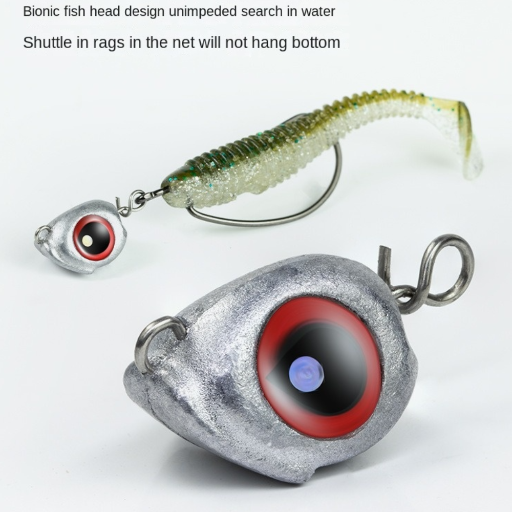 10pcs 3.5g/5g/7g/10g Swimbait  - مراجعة Jig Head Lure وسعره