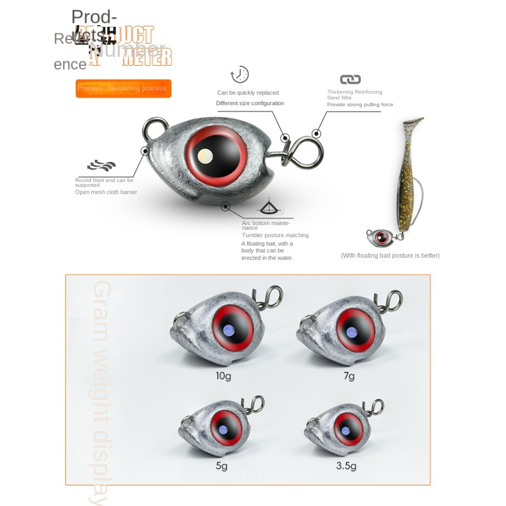 10pcs 3.5g/5g/7g/10g Swimbait  - مراجعة Jig Head Lure وسعره