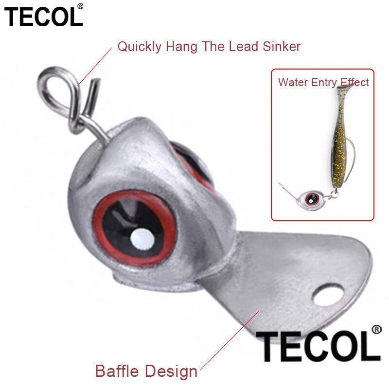 TECOL 5PCS 10PCS 3.5g 5G 7G 10 - مراجعة Jig Head Lure وسعره