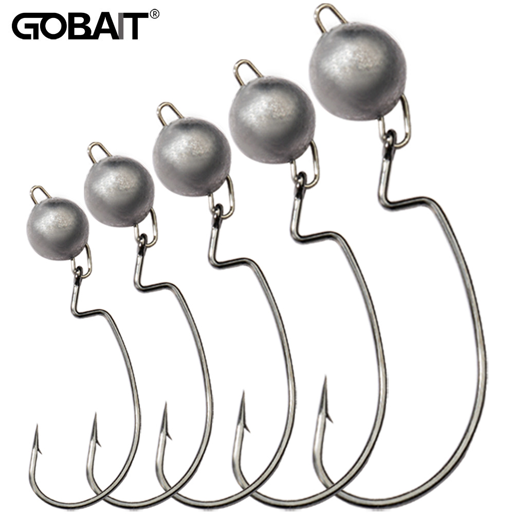 5Pcs Metal Jig Head Worm Hooks - مراجعة Jig Head Lure وسعره