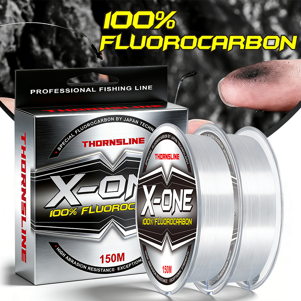 Thornsline 100% Fluorocarbon F - مراجعة Fluorocarbon Line وسعره