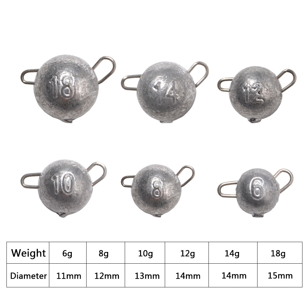 FTK 5pcs Supercontinent Sinker - مراجعة Jig Head Lure وسعره