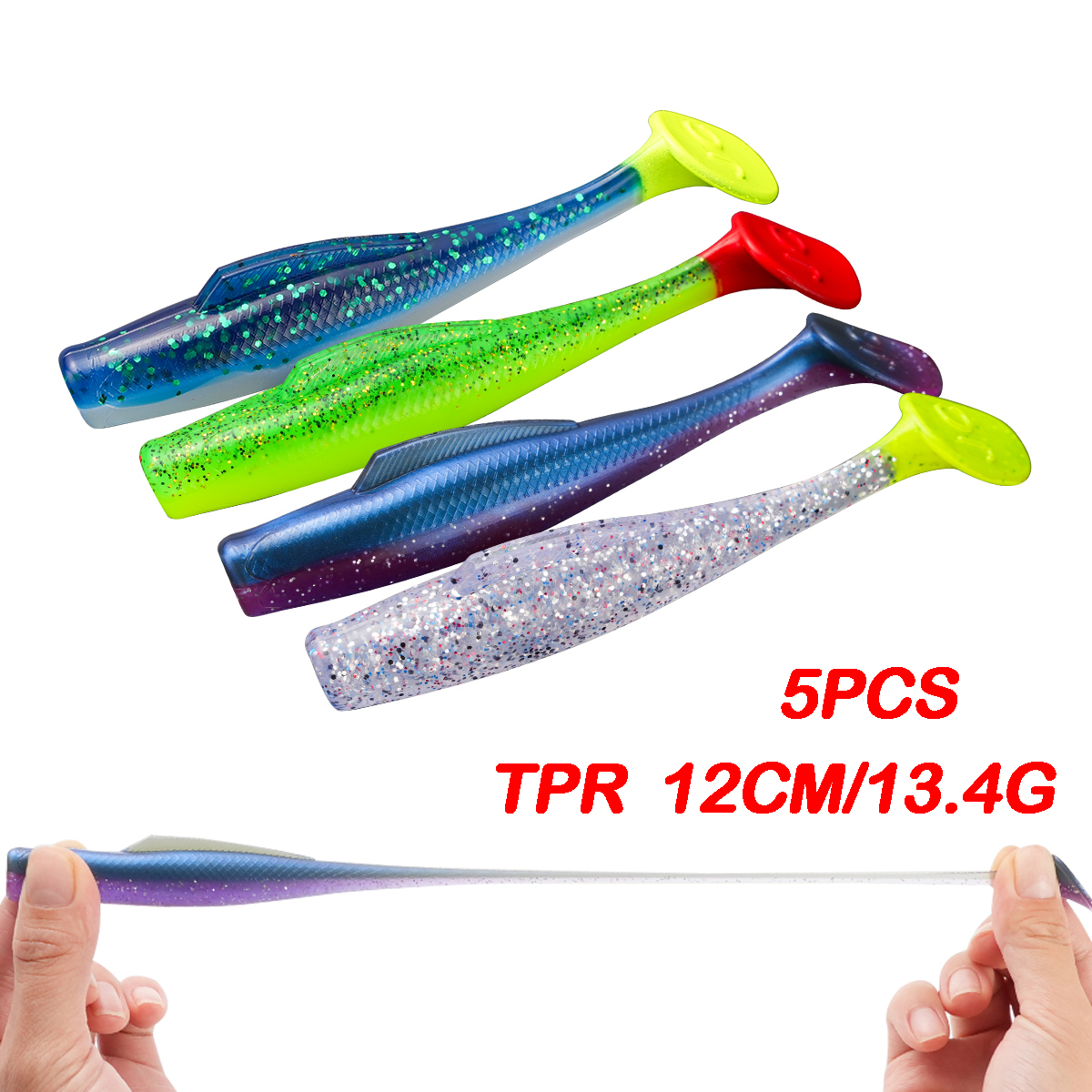 Johncoo soft fishing lure 12cm - مراجعة Soft Plastic Lure وسعره