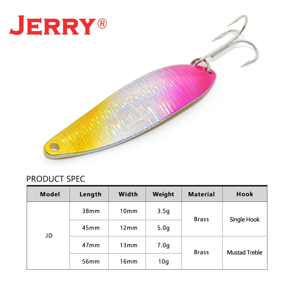 Jerry JD Artificial Spoon Lure - مراجعة Jig Head Lure وسعره