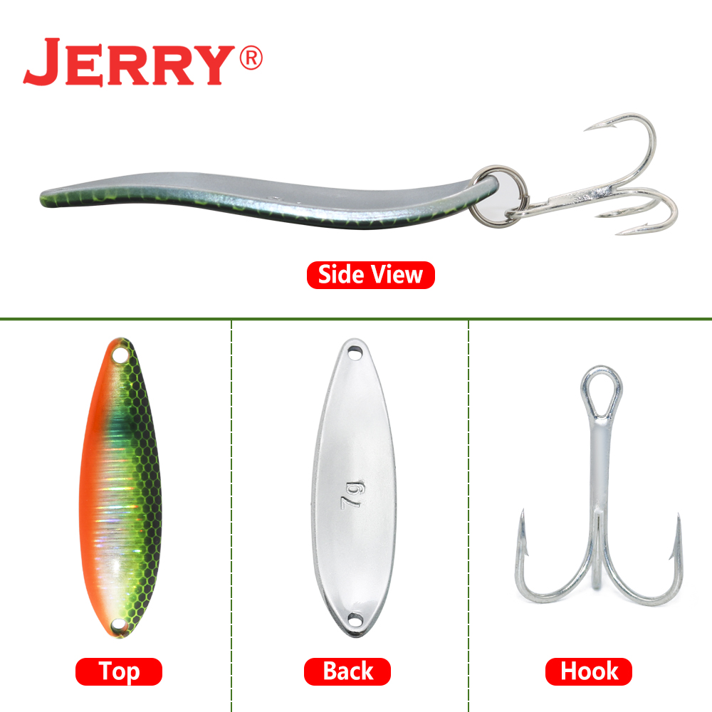 Jerry JD Artificial Spoon Lure - مراجعة Jig Head Lure وسعره