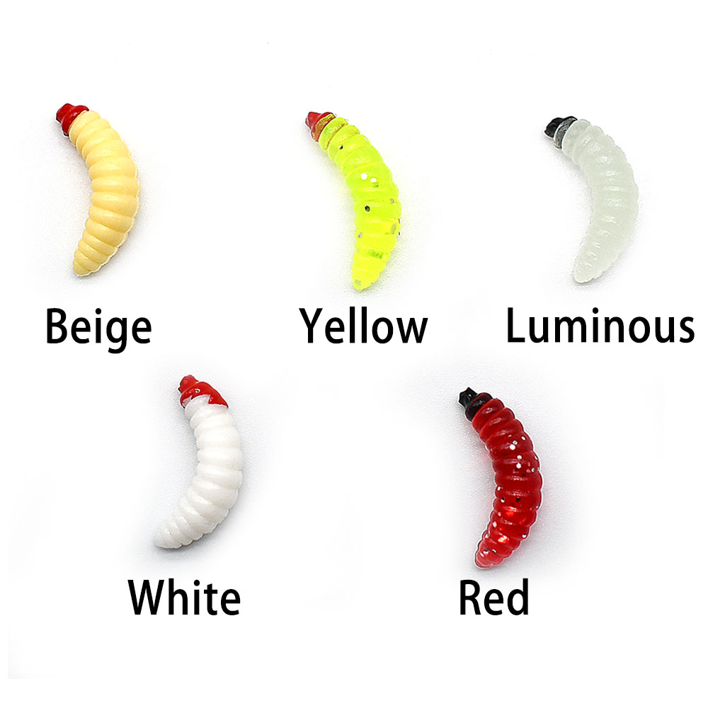 125Pcs Earthworm Fishing Bait  - مراجعة Soft Plastic Lure وسعره