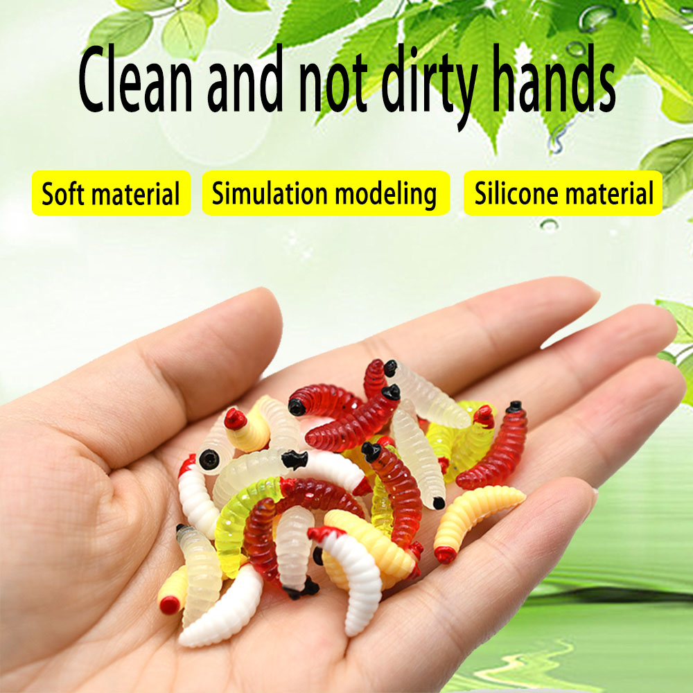 125Pcs Earthworm Fishing Bait  - مراجعة Soft Plastic Lure وسعره
