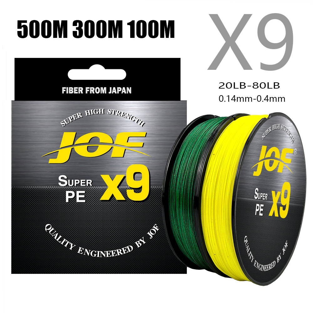 JOF X9 Braided Fishing Line PE - مراجعة Fishing Equipment Bundle وسعره