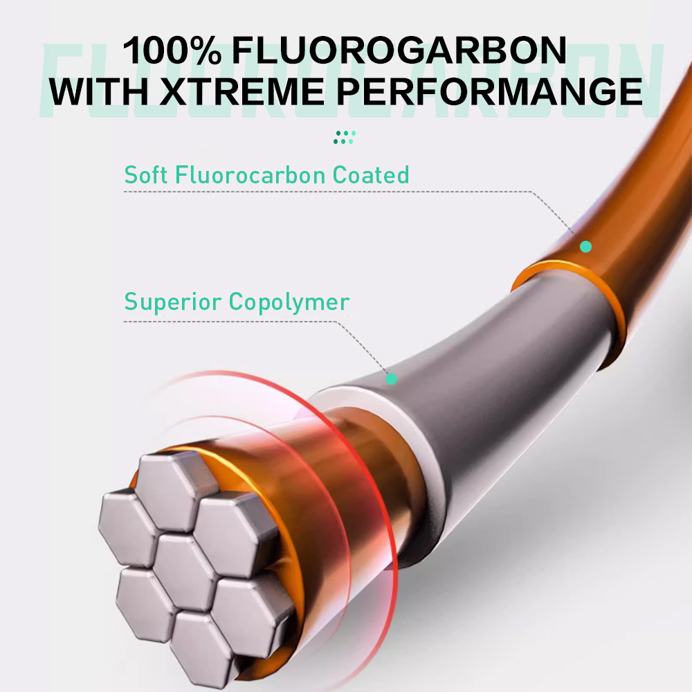 ZUKIBO 100% Fluorocarbon Fishi - مراجعة Fluorocarbon Line وسعره