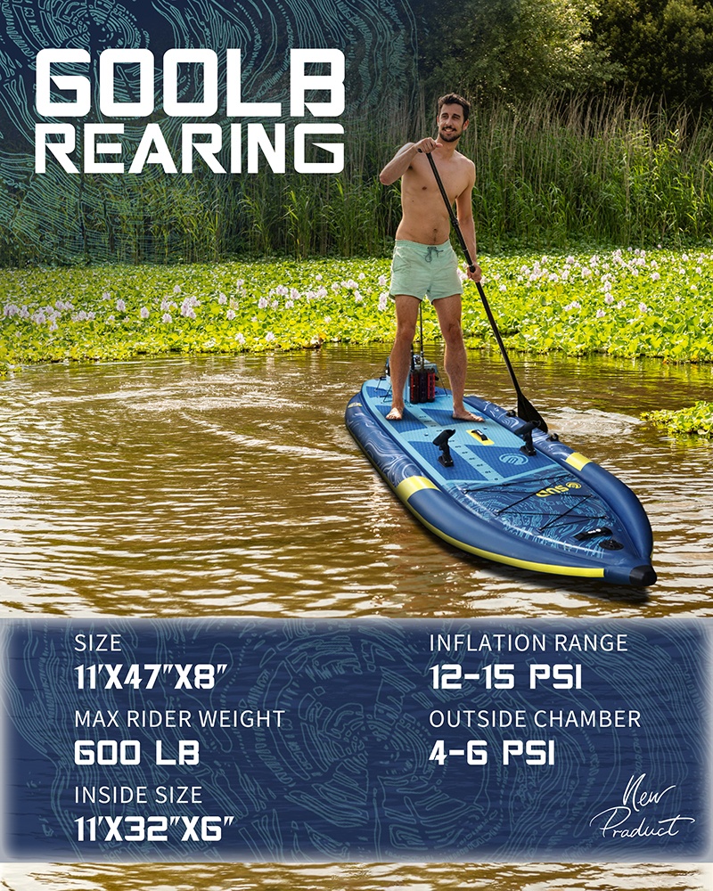 Three Air Chamber Inflatable F - مراجعة Rod Holder Fishing وسعره